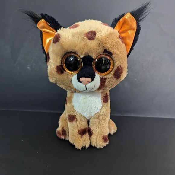 TY Beanie Boos Buckwheat the lynx with tags 9" - Picture 1 of 8